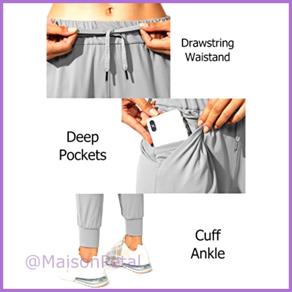 Polyamide Elastane Joggers With Drawstring Waist … - image 3